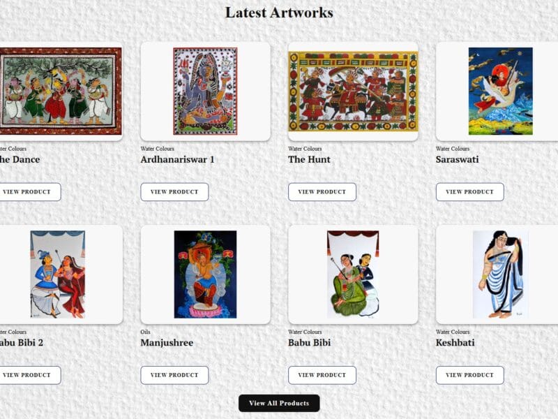 Painter Mrinal Kanti Maujumder
