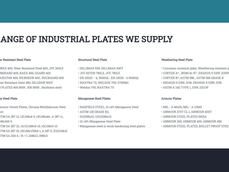 Conquest Steel and Alloys